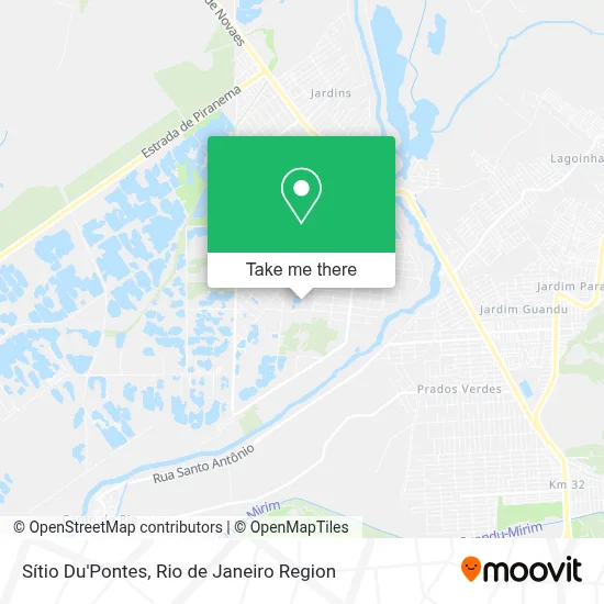 Sítio Du'Pontes map