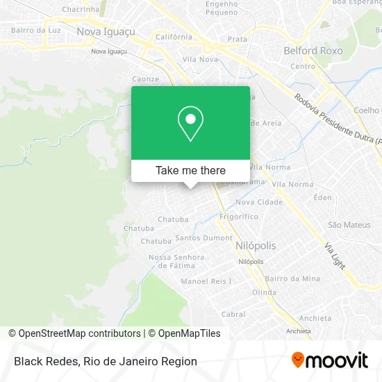 Black Redes map