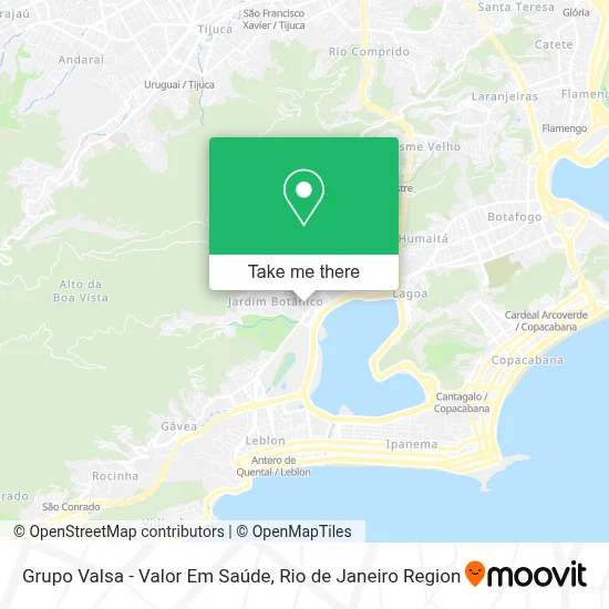 Grupo Valsa - Valor Em Saúde map