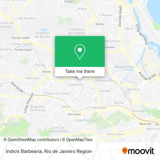 Indio's Barbearia map