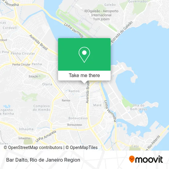Bar Dalto map