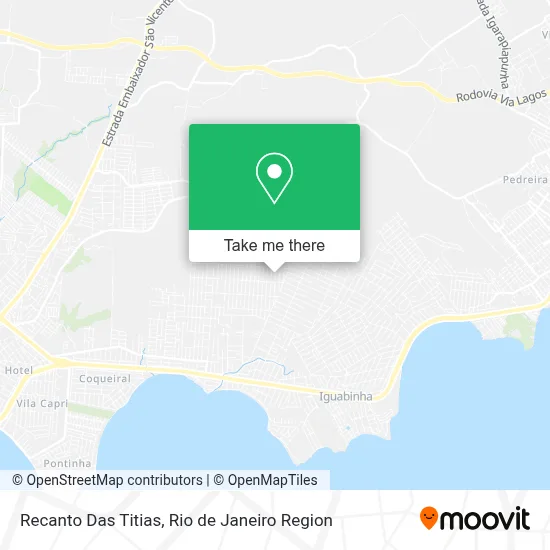 Recanto Das Titias map