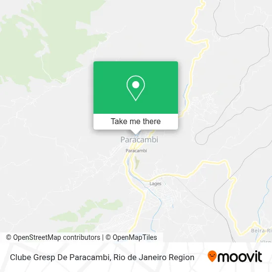 Clube Gresp De Paracambi map