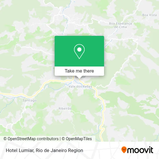 Hotel Lumiar map