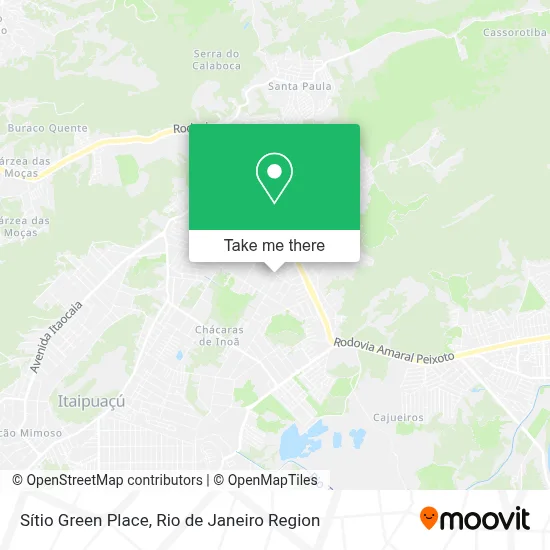 Sítio Green Place map