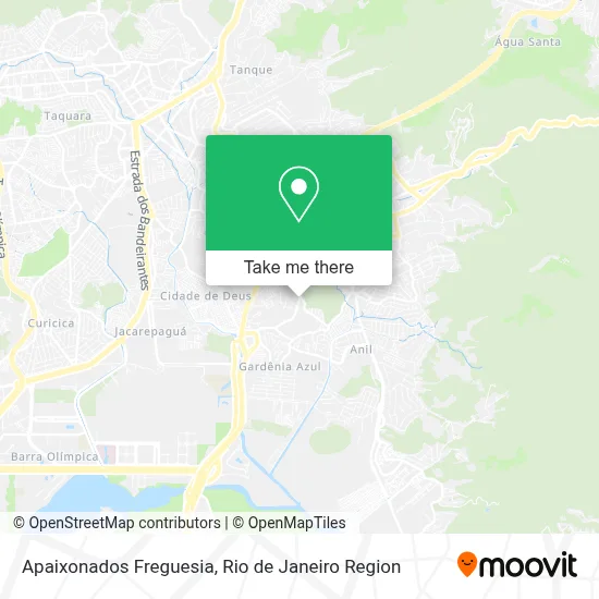 Apaixonados Freguesia map