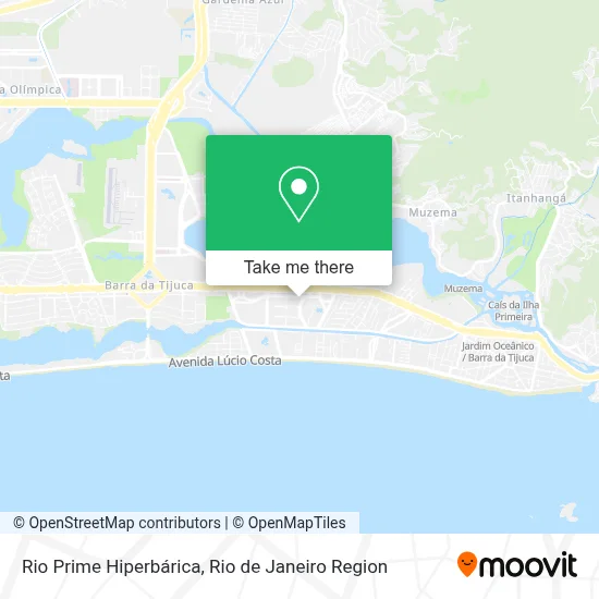Rio Prime Hiperbárica map