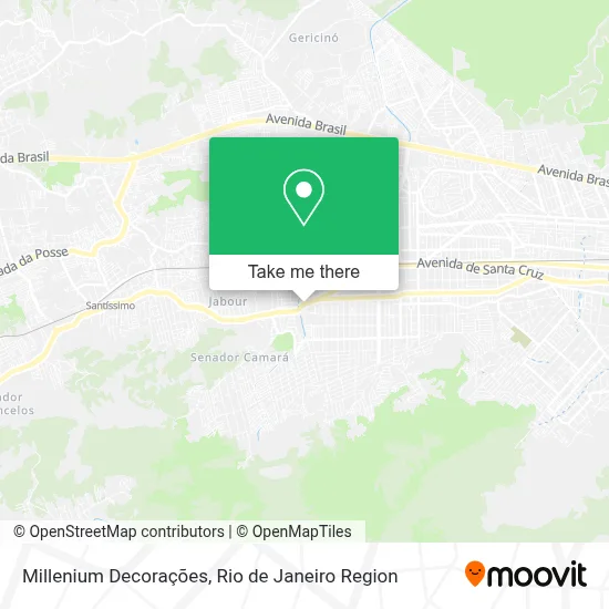 Millenium Decorações map
