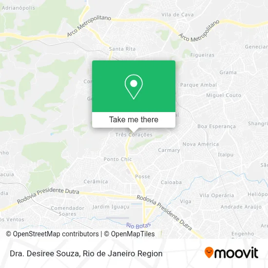 Dra. Desiree Souza map