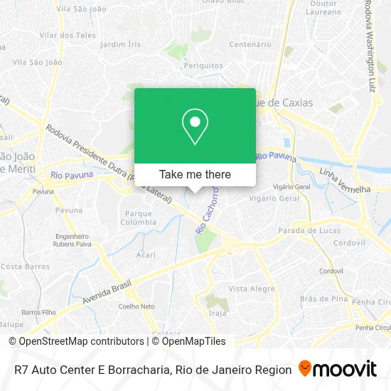 R7 Auto Center E Borracharia map