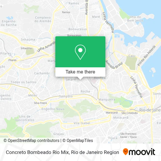 Concreto Bombeado Rio Mix map