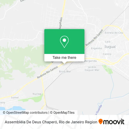 Assembléia De Deus Chaperó map