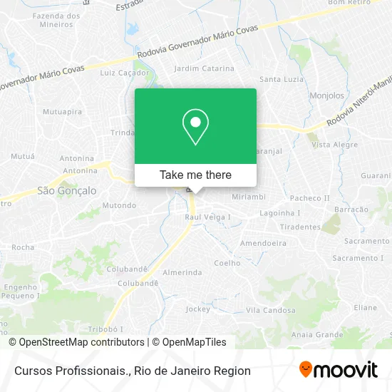 Cursos Profissionais. map