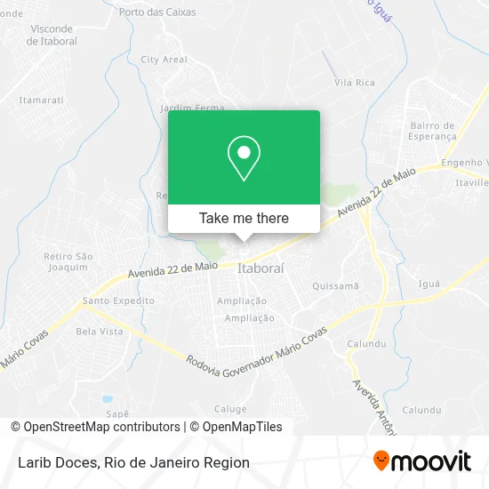 Larib Doces map