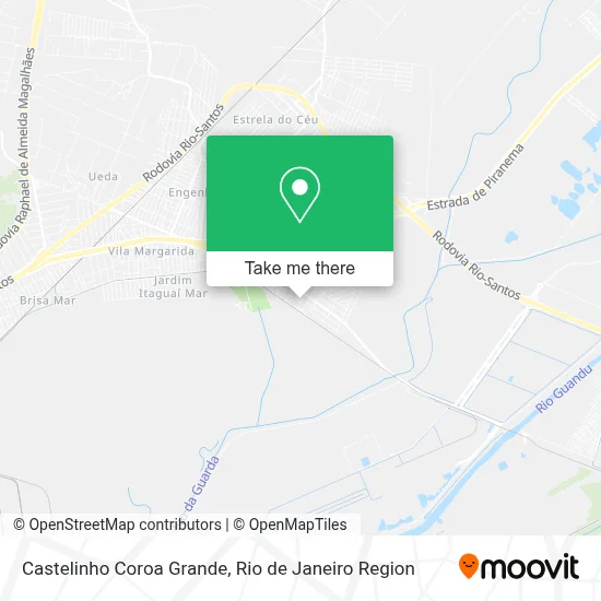 Castelinho Coroa Grande map