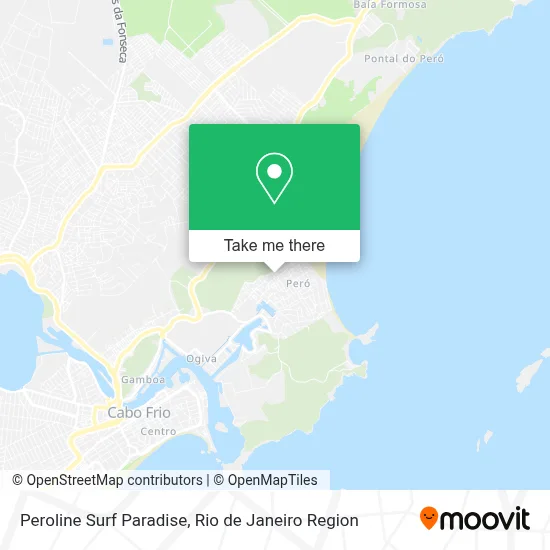 Peroline Surf Paradise map