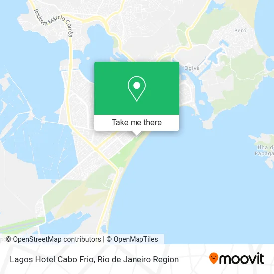 Lagos Hotel Cabo Frio map