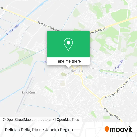 Delícias Della map