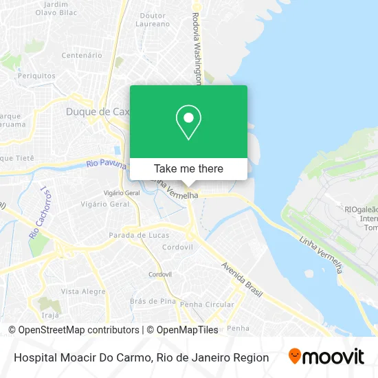 Hospital Moacir Do Carmo map