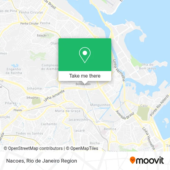 Nacoes map