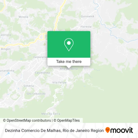 Dezinha Comercio De Malhas map