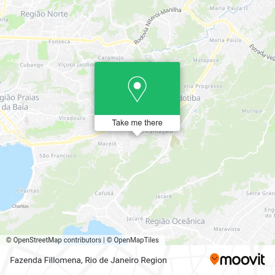 Fazenda Fillomena map