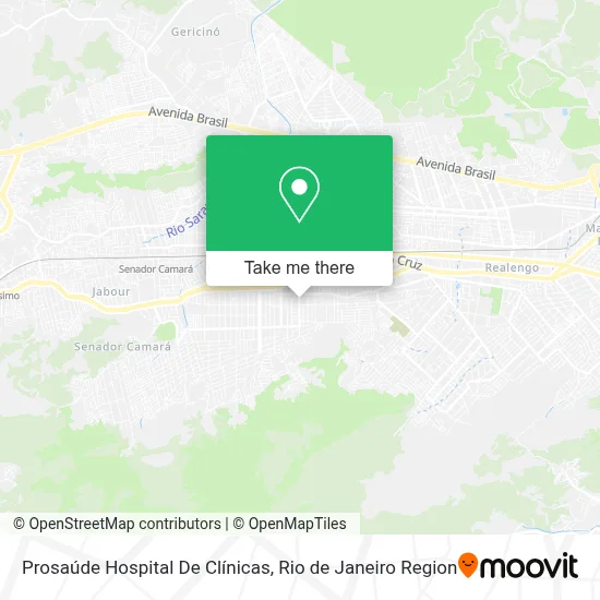 Prosaúde Hospital De Clínicas map