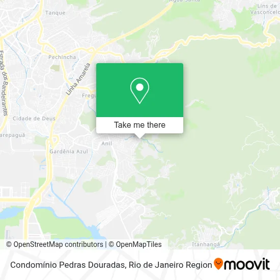 Condomínio Pedras Douradas map