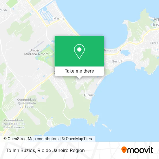Tô Inn Búzios map