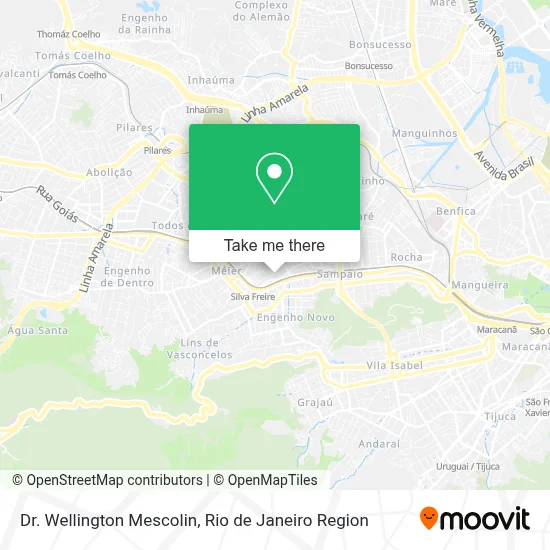 Dr. Wellington Mescolin map