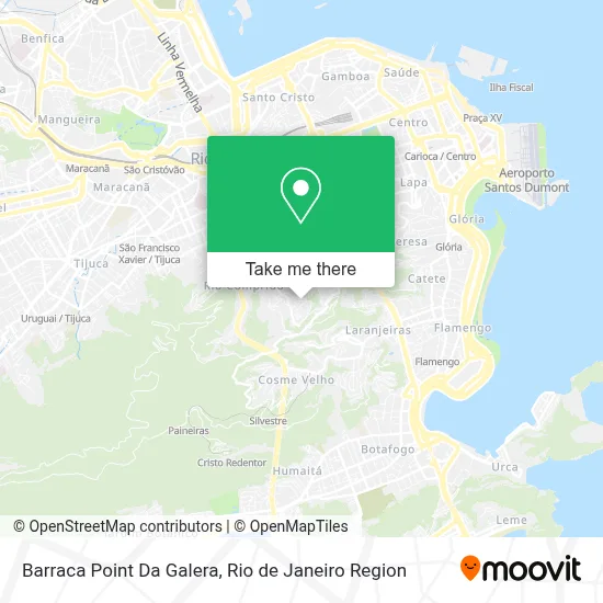 Barraca Point Da Galera map