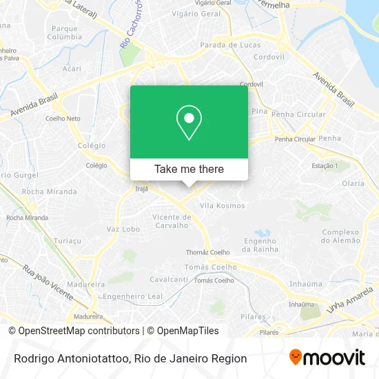 Rodrigo Antoniotattoo map