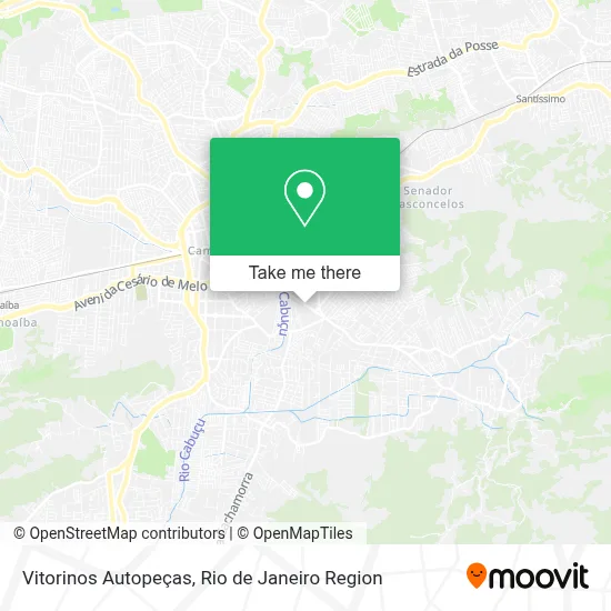 Vitorinos Autopeças map