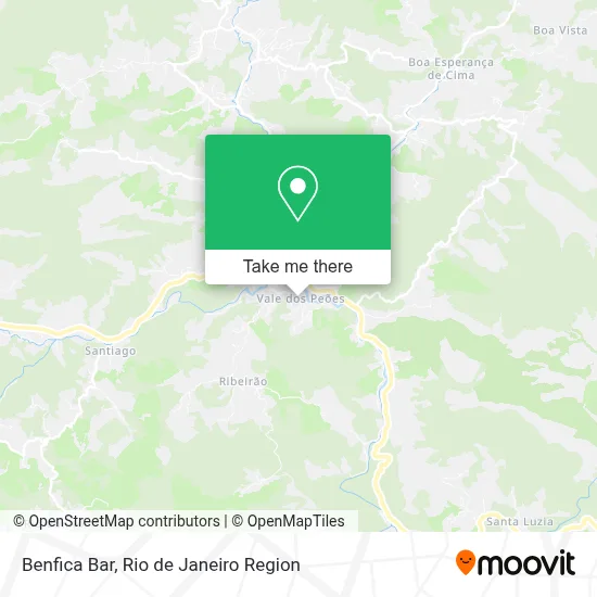Benfica Bar map