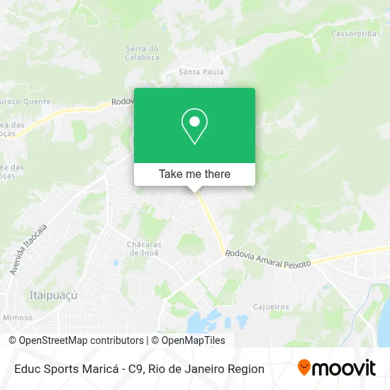 Educ Sports Maricá - C9 map