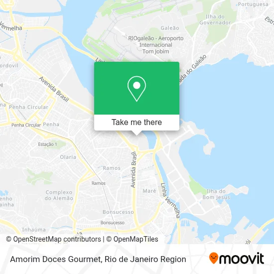 Amorim Doces Gourmet map