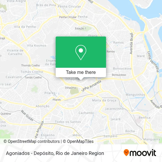 Agoniados - Depósito map