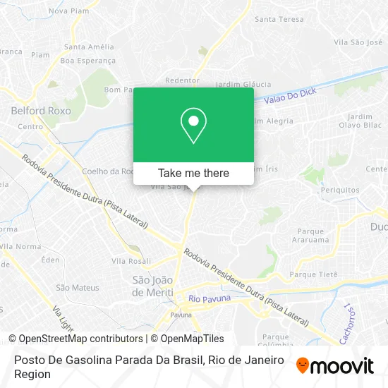 Posto De Gasolina Parada Da Brasil map