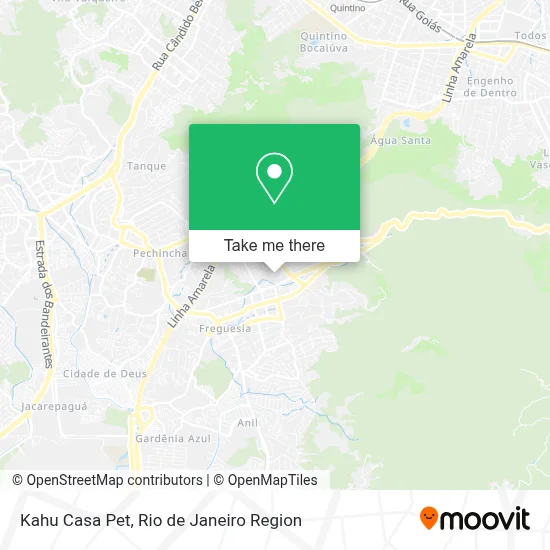 Kahu Casa Pet map