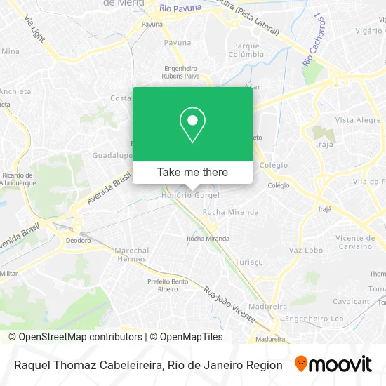 Raquel Thomaz Cabeleireira map