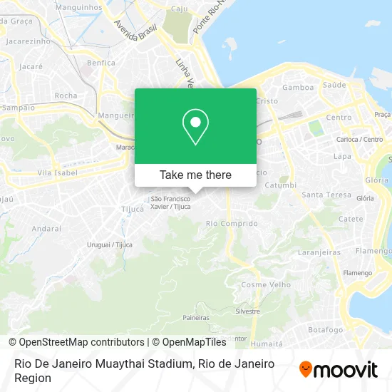 Rio De Janeiro Muaythai Stadium map