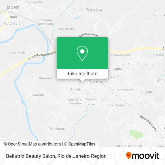 Bellatrix Beauty Salon map
