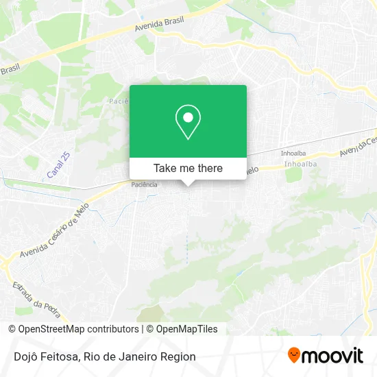 Dojô Feitosa map