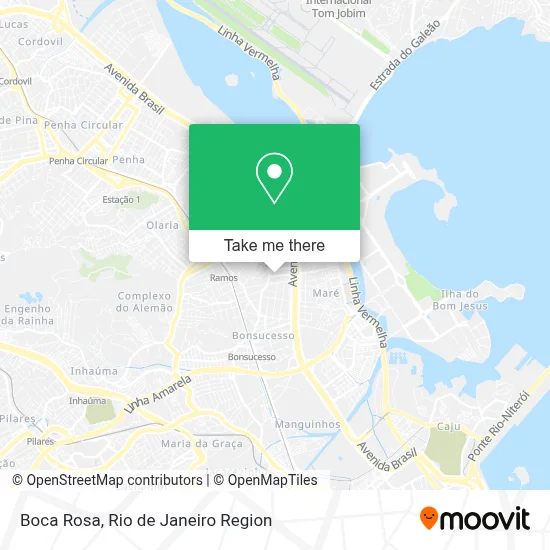 Boca Rosa map