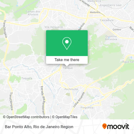 Bar Ponto Alto map