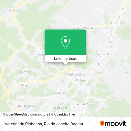 Veterinária Piabanha map