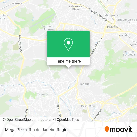 Mega Pizza map