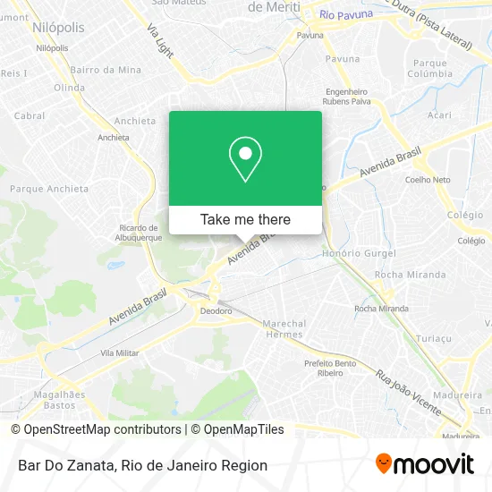 Bar Do Zanata map