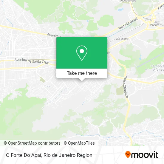 O Forte Do Açaí map