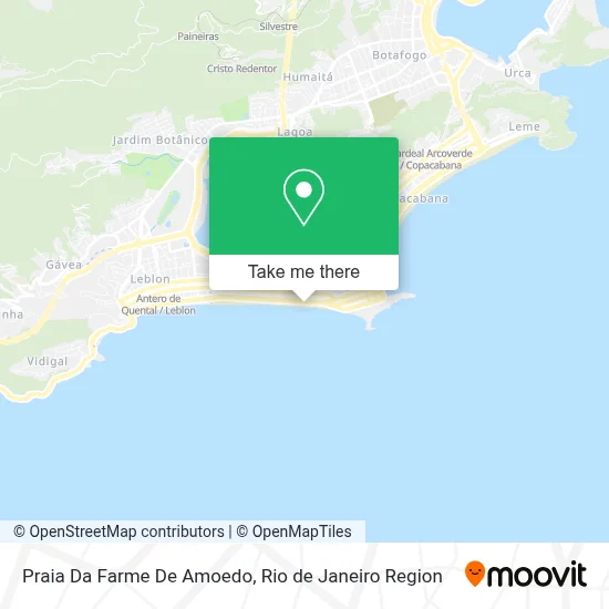 Praia Da Farme De Amoedo map
